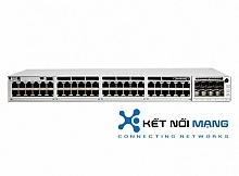 Thiết bị chuyển mạch Cisco Catalyst 9300 48-port fixed uplinks PoE+, 4X1G uplinks, Network Advantage
