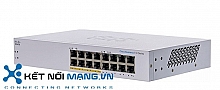 Thiết bị chuyển mạch Cisco Business CBS110-16PP-EU Unmanaged Switch
