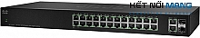 Thiết bị chuyển mạch Cisco SF112-24 24-port 10/100 + 2 Mini-GBIC & 2 GE Uplink