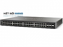 Thiết bị chuyển mạch Cisco SG250X-48P-K9 48 10/100/1000 PoE+ ports with 382W power budget 