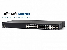 Thiết bị chuyển mạch Cisco SG550X-24P 24 x 10/100/1000 PoE+ ports with 195W power budget 