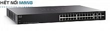 Thiết bị chuyển mạch Cisco SF300-24MP 4 10/100 PoE+ ports with 375W power budget