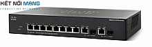 Thiết bị chuyển mạch Cisco SG300-10P 8 10/100/1000 PoE ports with 62W power budget