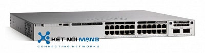 Thiết bị chuyển mạch Cisco Catalyst 9200L 24-port PoE+ 4x1G uplink Switch, Network Advantage
