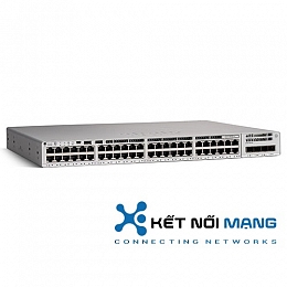 Thiết bị chuyển mạch Cisco Catalyst 9200L 48-port PoE+ 4x1G uplink Switch, Network Advantage
