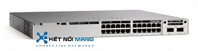 Thiết bị chuyển mạch Cisco Catalyst 9300 24-port fixed uplinks PoE+, 4X10G uplinks, Network Essentials