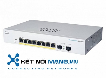 Dịch vụ bảo hành Cisco CON-SNT-CBEU2208 SNTC-8X5XNBD CBS220 Smart 8-port GE, PoE, Ext PS, 2x1G SFP