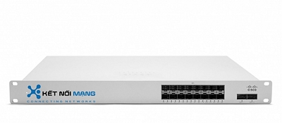 Thiết bị chuyển mạch Cisco Meraki MS425-16 MS425-16-HW L3 Cld-Mngd 16x 10G SFP+ Switch w/o Power Cord