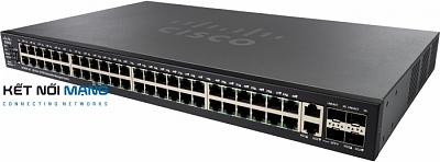 Thiết bị chuyển mạch Cisco SF550X-48MP-K9 48 x 10/100 PoE+ ports with 740W power budget