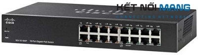 Thiết bị chuyển mạch Cisco SG110-16HP 16-Port PoE Gigabit Switch