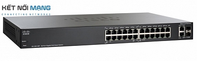 Thiết bị chuyển mạch Cisco SG200-26P 24 10/100/1000 ports support on 12 ports with 100W