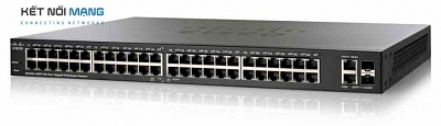 Thiết bị chuyển mạch Cisco SG200-50FP-xx 48 10/100/1000 ports support on 48 ports with 375W