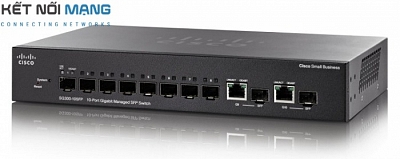 Thiết bị chuyển mạch Cisco SG300-10SFP-K9 8 10/100/1000 ports (SFP)