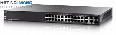 Thiết bị chuyển mạch Cisco SG300-28MP 26 10/100/1000 ports (24 PoE+ ports with 375W power budget)