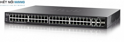 Thiết bị chuyển mạch Cisco SG300-52P 50 10/100/1000 ports (48 PoE+ ports with 375W power budget)