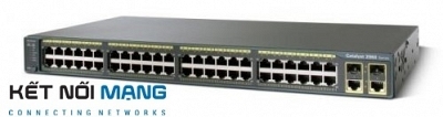 Thiết bị chuyển mạch Cisco Catalyst WS-C2960+48PST-S Switch