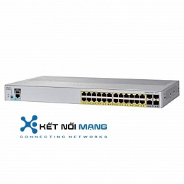 Dịch vụ bảo hành Cisco 	CON-SW-WSCP296L SNTC-NO RMA Catalyst 2960L 24 port GigE PoE+, 4x10G