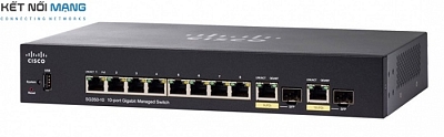 Thiết bị chuyển mạch Cisco SG350-10 8 10/100/1000 ports